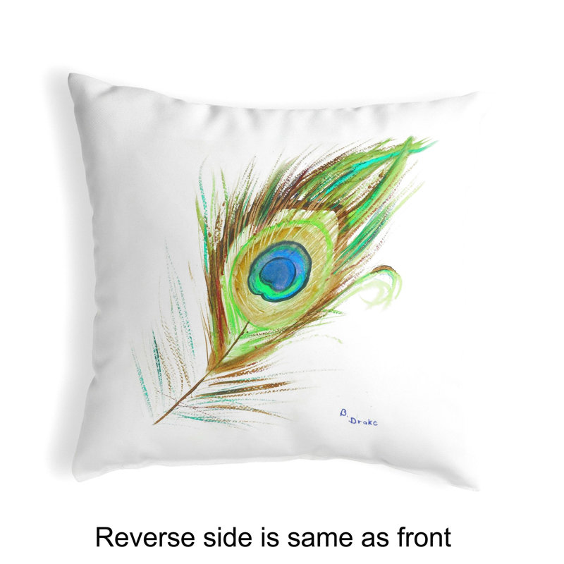 Outdoor Reversible Throw Pillow