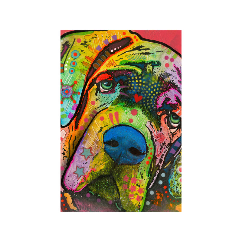 Mastiff by Dean Russo - Print on Canvas, No Frame, 101.6 cm H x 66.04 cm W x 3.175 cm D