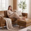 Inayat 29.7''W Upholstered Ottoman-460340033
