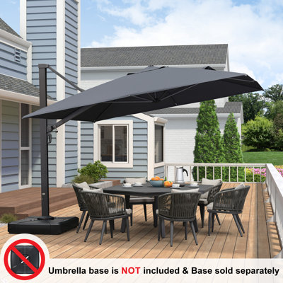 Gaytri Arlmont & Co. 11' X 11' Square Cantilever Umbrellaï¼Without Base -  27E52B700C894D34AC681059D2062D78