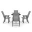 Daubs 4 - Person Patio Dining Set with Round Table-1611788822
