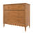 Charlotte 4 Drawer Dresser, Pecan-1961826675
