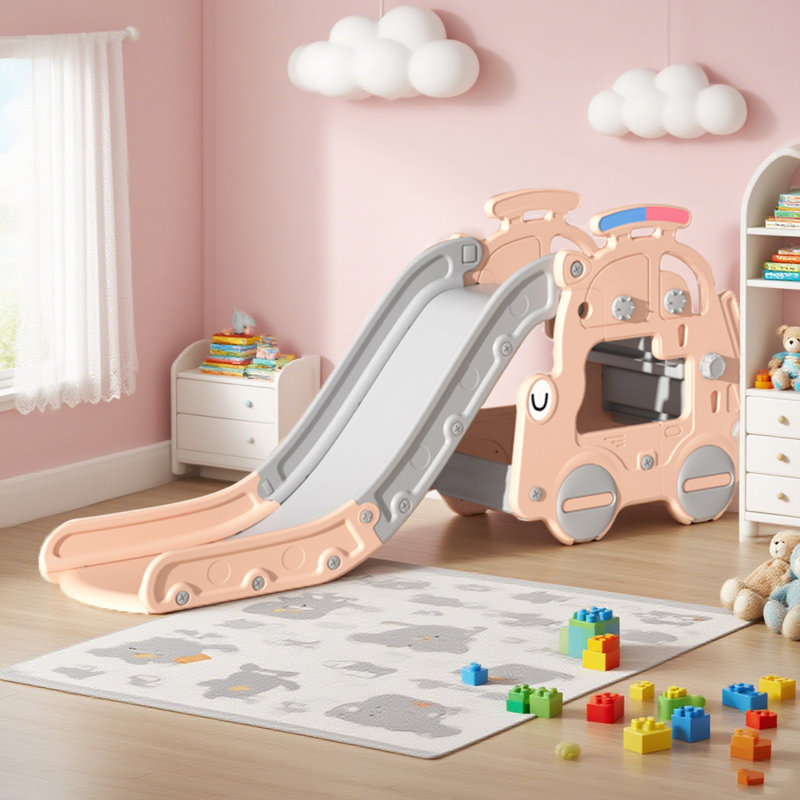 Living And Home Indoor Slide, Pink