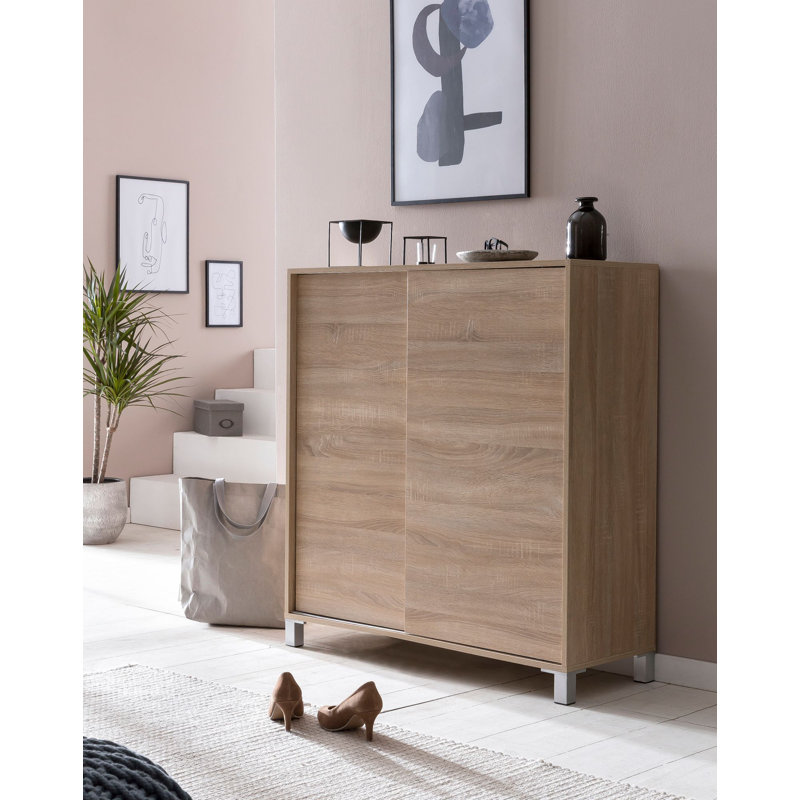 20 Pair Shoe Storage Cabinet, Sonoma
