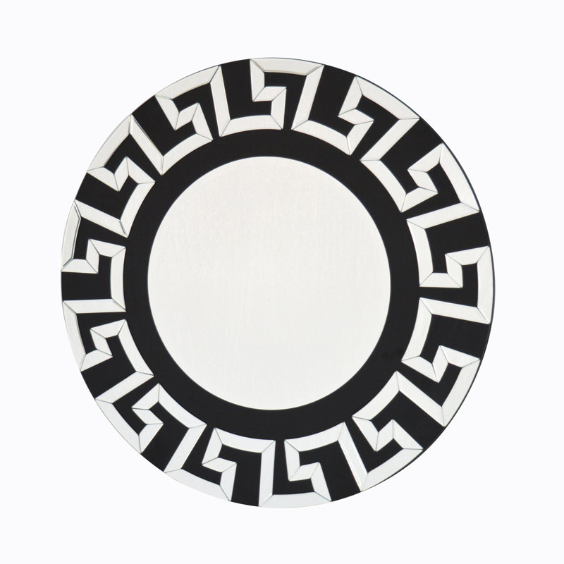 SantaFe Glass Flat Wall Mirror, Silver