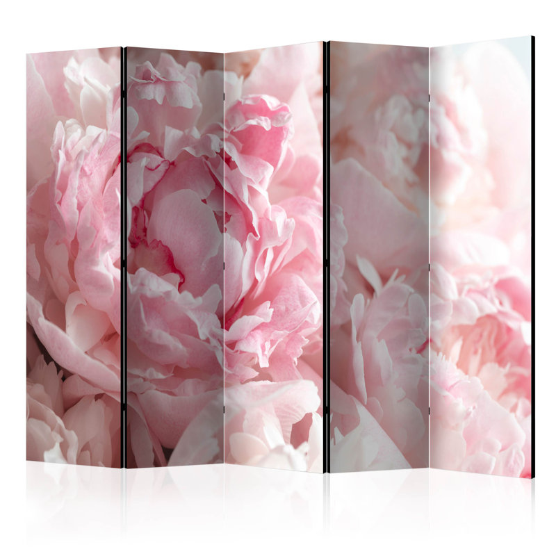 Room Divider - Sweet Peonies [Room Dividers], 5, 172cm H x 225cm W x 3cm D