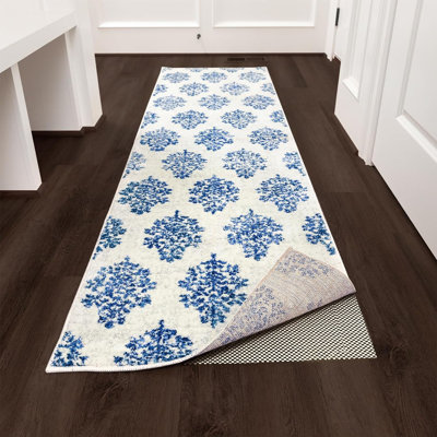 Pince à sous-tapis pour planchers de bois franc, sous-tapis antidérapant circulaire pour tapis, pinces à tapis épaisses pour sols carrelés, sous-tapis antidérapant, gardez vos tapis en sécurité et en place
