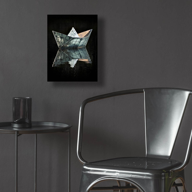 Art mural en verre acrylique «Come Sail Away» par SD Smart, 12 po x 16 po, H 16 po x l 12 po x P 0,13 po