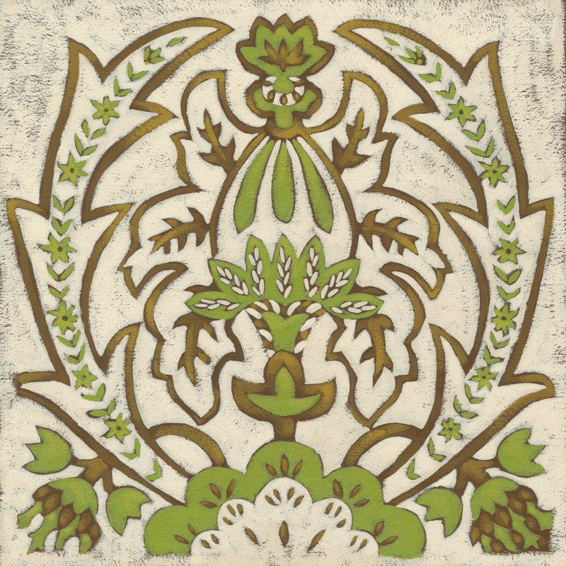 Lotus Tapestry II - Wrapped Canvas Print, 30cm H x 30cm W