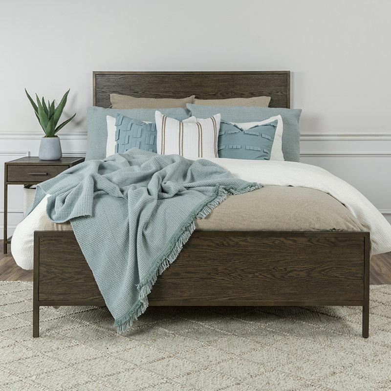 Donovan Modern & Contemporary Cotton Duvet Cover, King Duvet Cover + 2 Shams