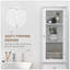 Armoire de rangement mince pour salle de bain avec porte en acrylique, tiroir et tablettes pour espaces étroits