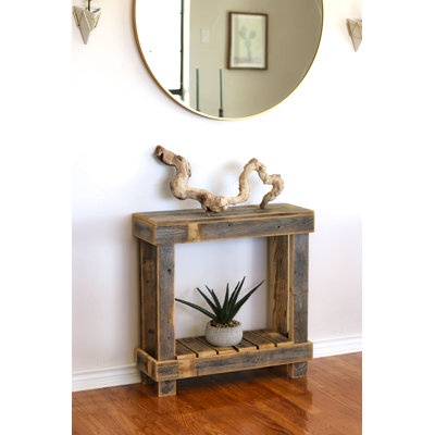 Jhavori 30'' Solid Wood Console Table
