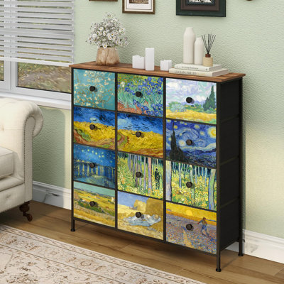 Lebron 99cm W 12 - Drawer Chest of Drawers