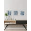 Indigo Study VII Triptych - ensemble de 3 reproductions de cadres photo-30547542