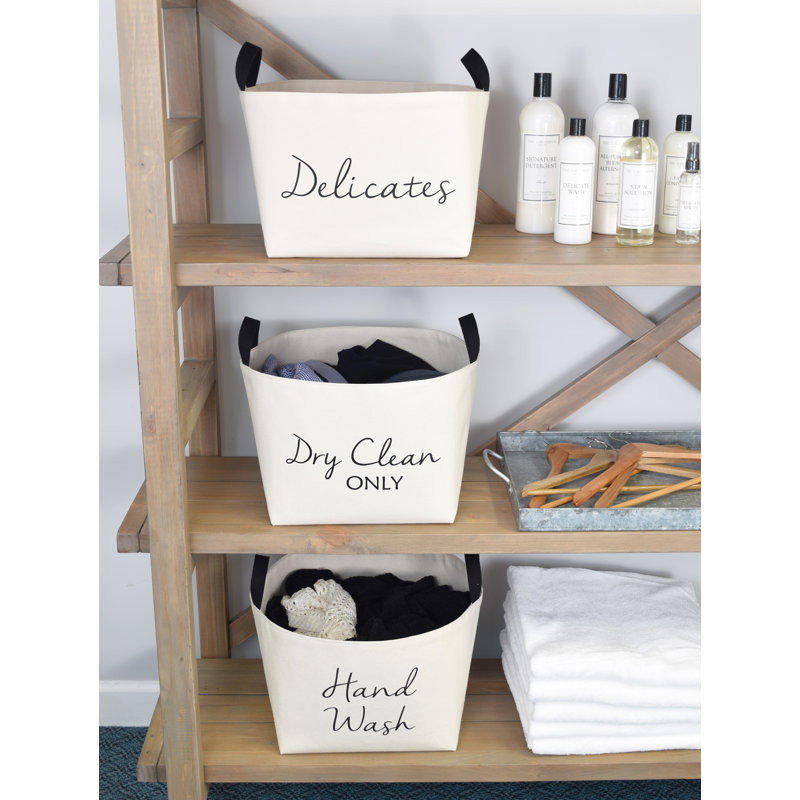 Canvas Laundry Hamper with Handles