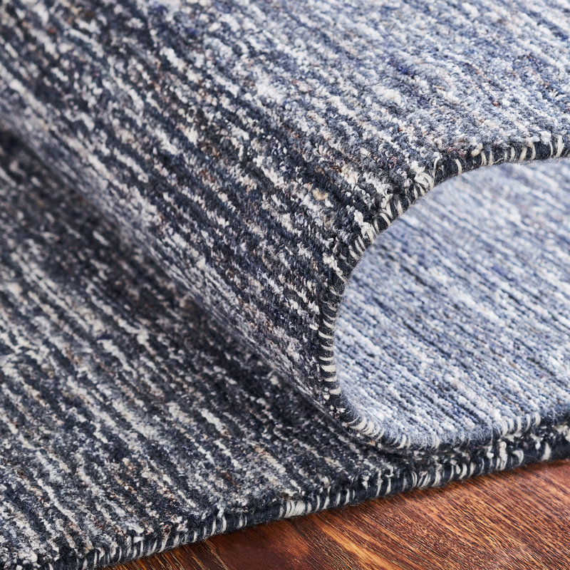 Langlais Hand Loomed Area Rug in Gray, Rectangle 9' x 12'
