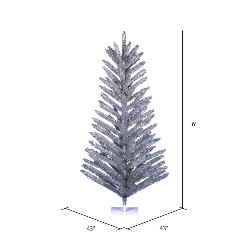 96'' H Green Pine Christmas Tree, 6'