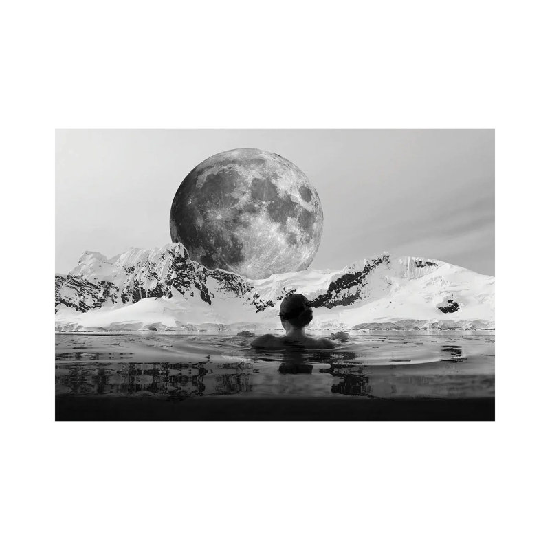 Lost on Your Light 1 Piece Wrapped Canvas Wall Art, 30.48cm H x 45.72cm W x 1.91cm D