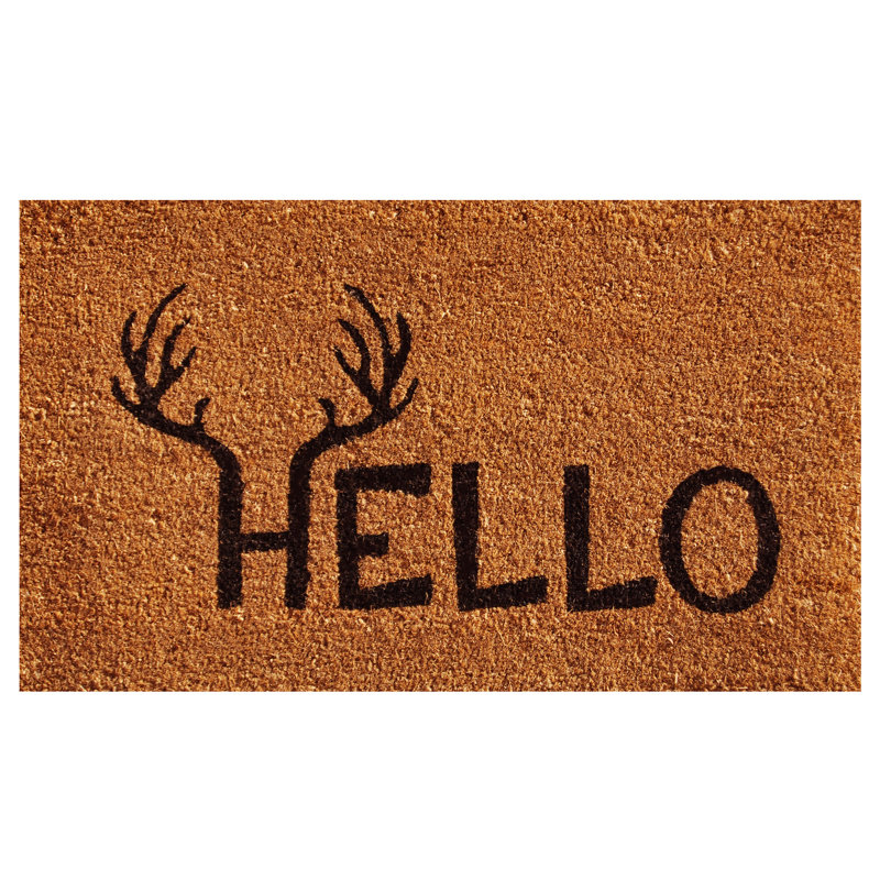 Alain Non-Slip Outdoor Doormat, Rectangle 1'5" x 2'5"