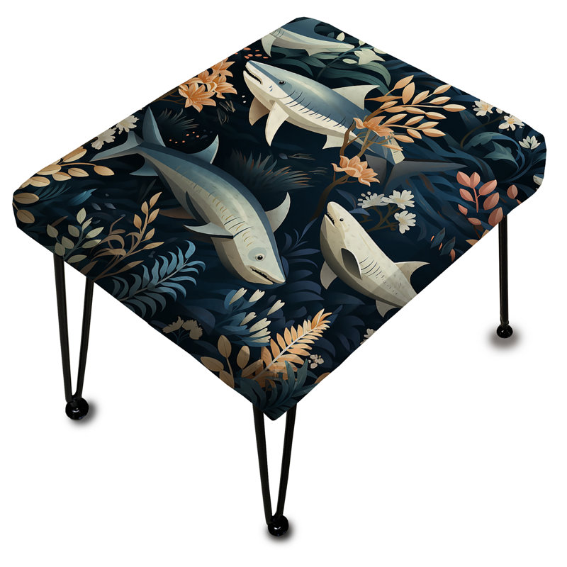 Merland - Repose-pieds rectangulaire imprimé animal
