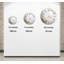 Horloge murale en verre trempé Marble Swirl, accent doré, montre moderne, décoration murale élégante, cadeau de pendaison de crémaillère, conception unique-1570707500-1570707497