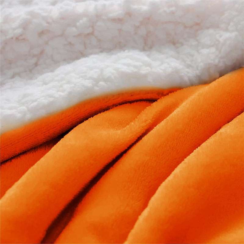 Heated Throw Blanket, W18 x L38cm, Orange