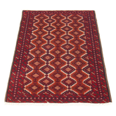 Tapis rouge Royal Baluch 3 pi 3 po x 6 pi 0 po