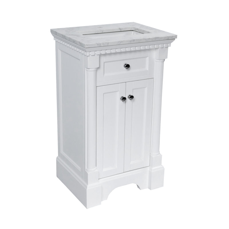 Meuble-lavabo 20 po Fossen, Blanc