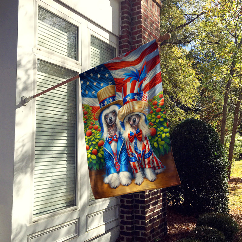 Drapeau «All American House», Jaune chinois à crête
