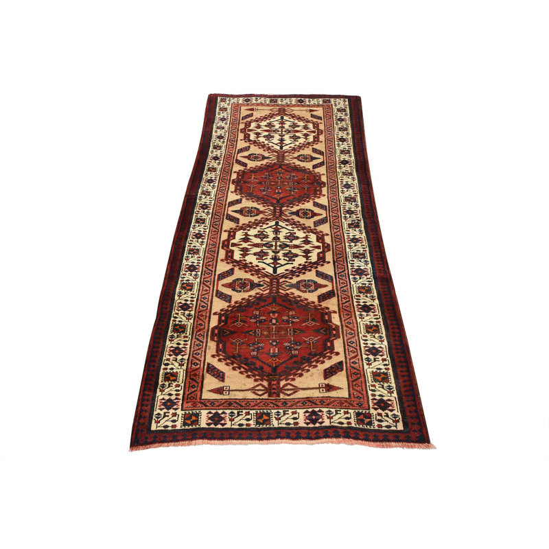 Tapis beige unique de 3 pi 8 po x 7 pi 9 po