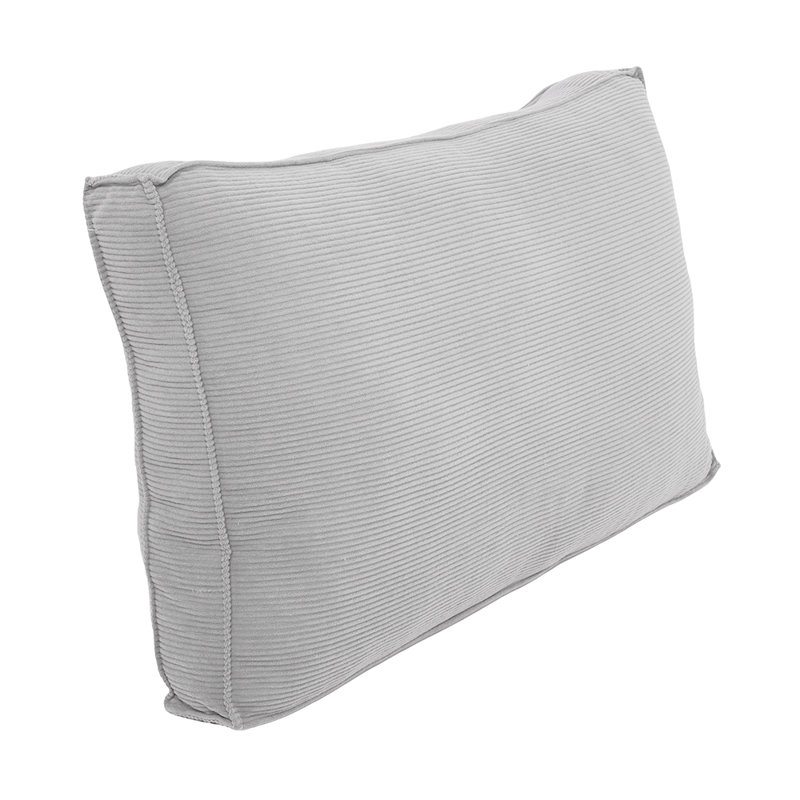 Cotton Backrest Cushion, Rectangle 53cmH x 70cmW, White