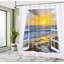 Ensemble de rideau de douche + crochets-44327384
