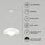 Luminaire suspendu Boden (blanc)