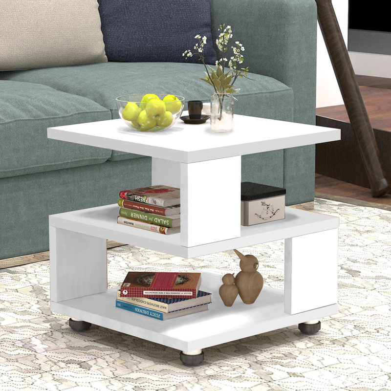 Nevada Manufactured Wood Nightstand, Black
