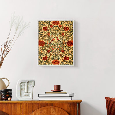 WM MORRIS Series CDLXV  -Premium Framed Print -Ready to Hang - No Nails Required