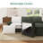 Abramson U-Shaped Corduroy Upholstered Sectional Comfy Cloud Couch-1958189906