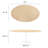 Lippa 78" Oval Wood Grain Dining Table-589338233