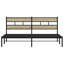 Vidaxl Bed Frame Without Mattress With Headboard 160X200 Cm-124966277-124966281