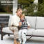 73" 3 - Person Patio Sofa With Thick Cushions
