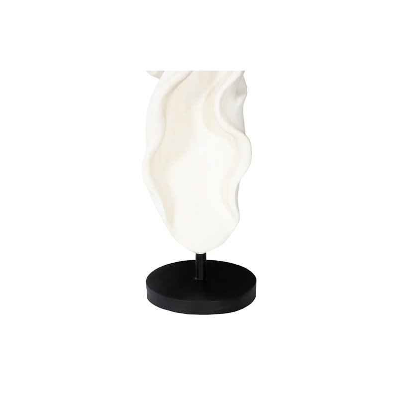Cast Dancing Sculpture, Pirouette, Faux Bleached