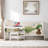 Archlebov Wooden  Daybed With Storage Shelves, Lockers, Study Desk And Matching Stool-1801517094