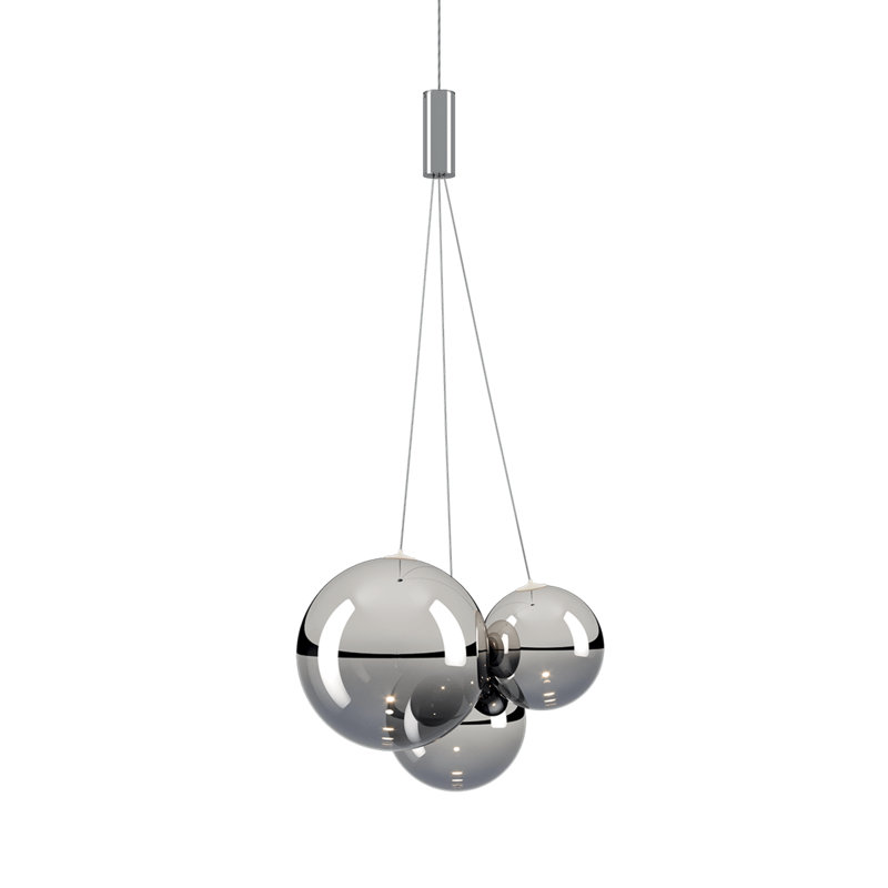 Lodes Random Suspension Lamp Low-V, Chrome