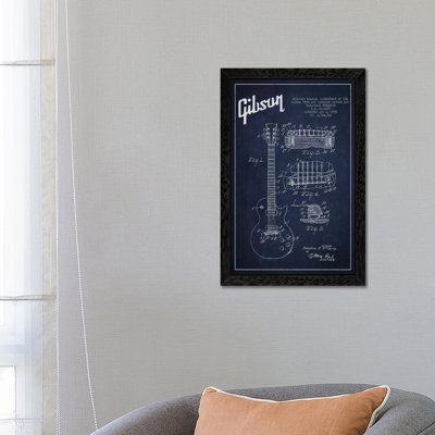 Gibson Guitar - Print on Canvas