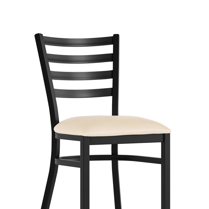 Chaise de restaurant Kendall, Noir, Tan