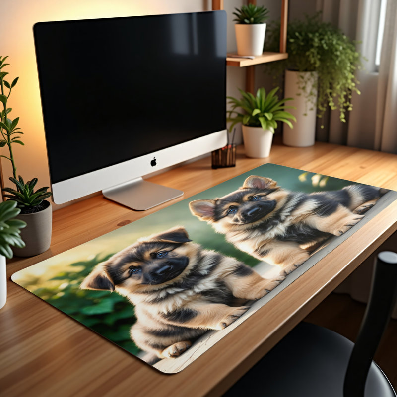 Polyester Desk Pad, 14.4x12.1