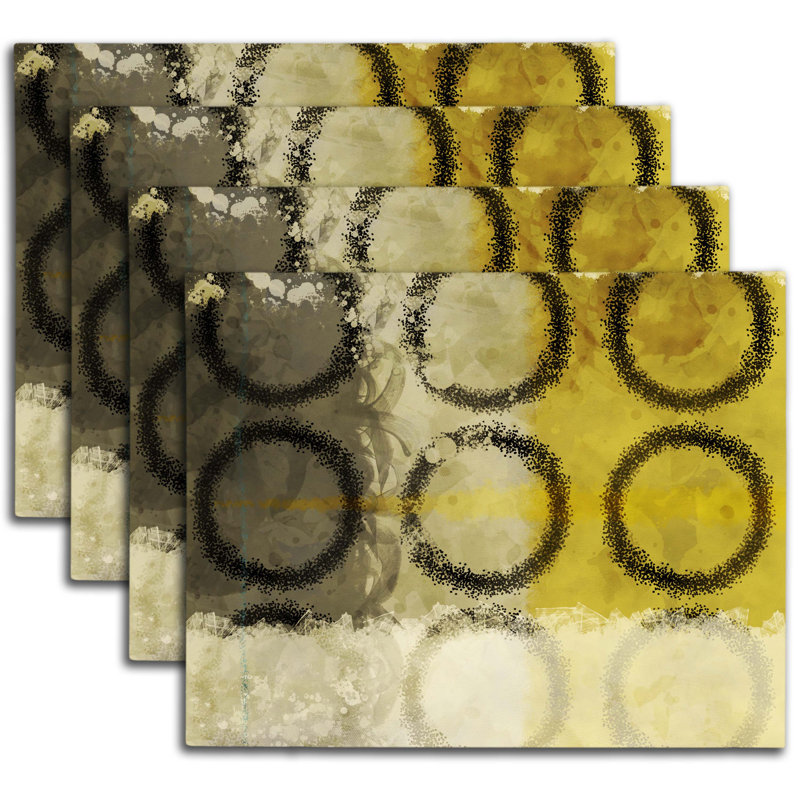 Polyester Abstract Rectangle Placemat