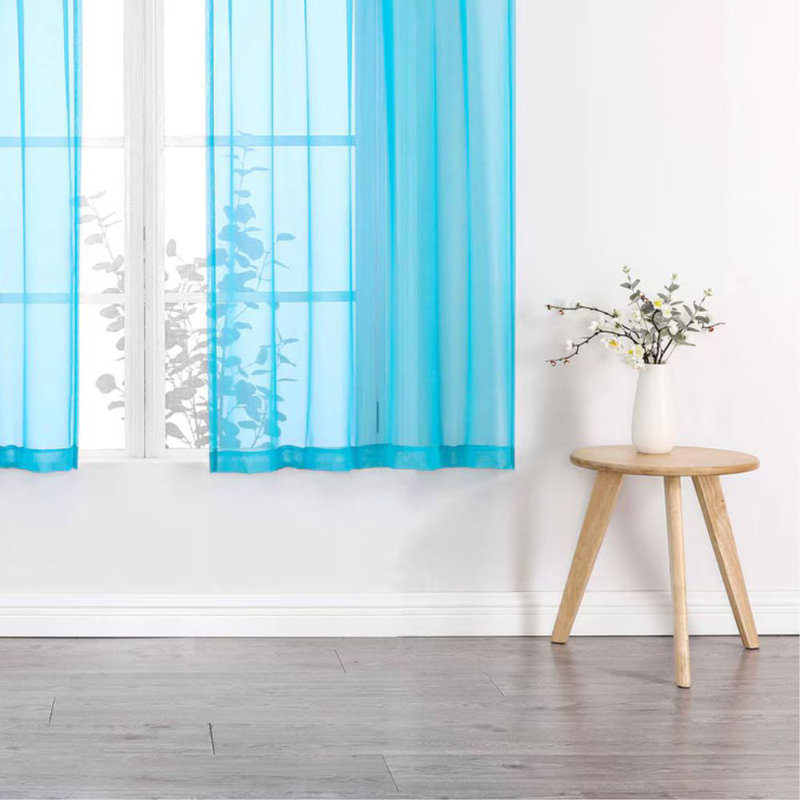  Paquet de 2 panneaux en cristal transparent diaphane l 52 po x L 63 po, transparent, L 52 po x L 63 po, Turquoise