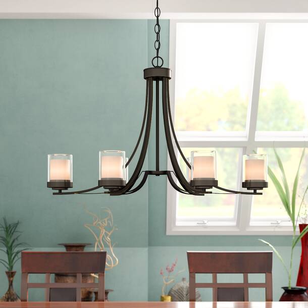 House of Hampton® Savino 6 - Light Nickel Pendant & Reviews - Wayfair ...