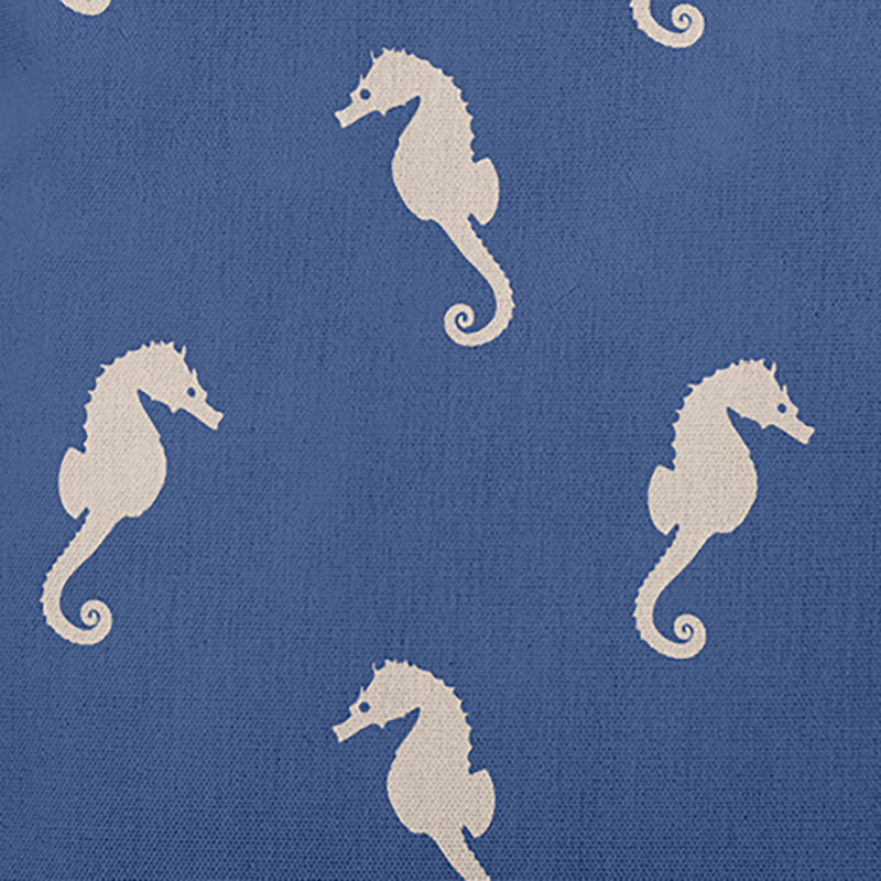  Housse et insert de coussin rectangulaire en polyester pour l'intérieur et l'extérieur, Bleu marine