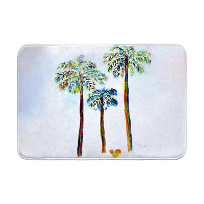 Three Palms Bath Mat